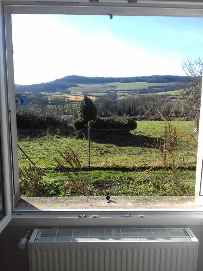 Agreable Chambre Meublee, Vue Sur La Vallee De L'Auxois Villy-en-Auxois Exteriör bild