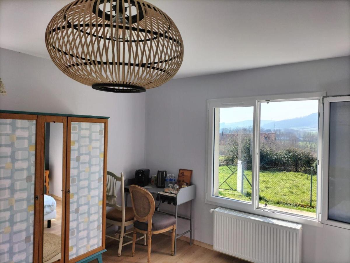 Agreable Chambre Meublee, Vue Sur La Vallee De L'Auxois Villy-en-Auxois Exteriör bild